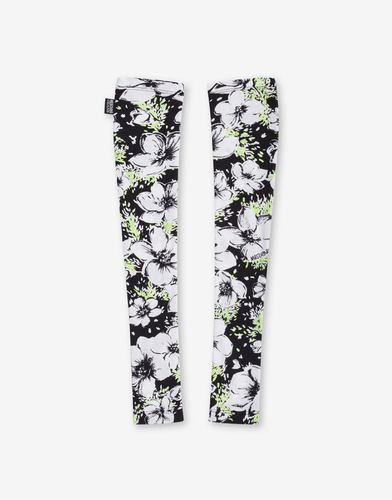 Manchettes En Lycra Avec Imprimé Graphic Flowers - Moschino Jeans - Modalova