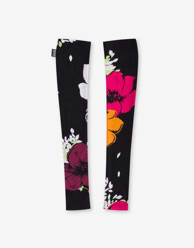 Manchettes En Lycra Avec Imprimé Flowers - Moschino Jeans - Modalova