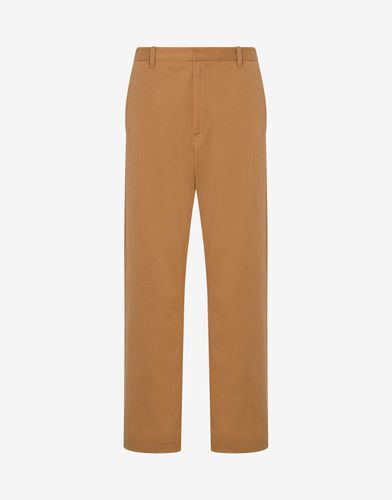 Pantalon En Drill De Coton Same Old Chic - Moschino - Modalova