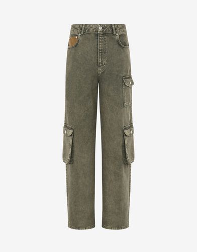 Pantalon En Denim Vintage - Moschino Jeans - Modalova