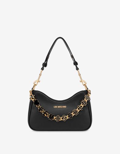 Sac Hobo En Veau Dangling - Love Moschino - Modalova