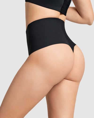 Culotte gainante brésilienne avec ceinture large pour un contrôle fort et une ta - Leonisa - Modalova