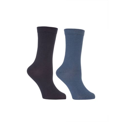 Lot de 2 paires de chaussettes en coton BIO - MONOPRIX FEMME - Modalova