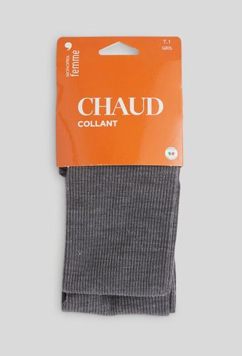 Collant contenant de la laine CHAUD - MONOPRIX FEMME - Modalova