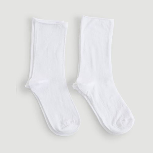 Lot de 2 paires de chaussettes en fil d'écosse - MONOPRIX FEMME - Modalova