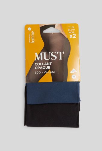 Lot de 2 collants opaques velouté MUST - MONOPRIX FEMME - Modalova