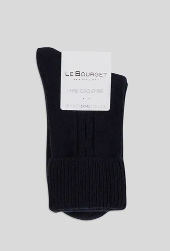 Paire de chaussettes torsadées en laine et cachemire - LE BOURGET - Modalova