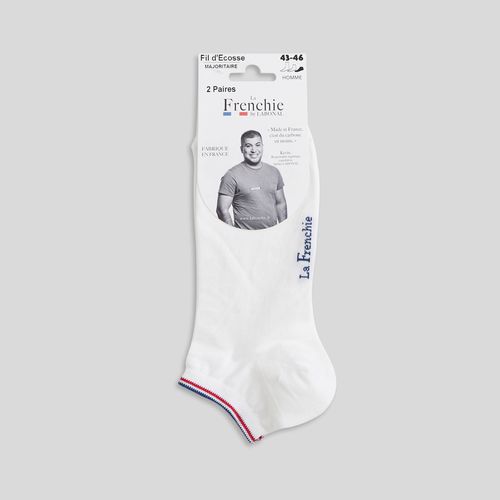 Lot de 2 paires de chaussettes invisibles - MONOPRIX HOMME - Modalova