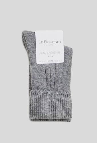 Paire de chaussettes torsadées en laine et cachemire - LE BOURGET - Modalova