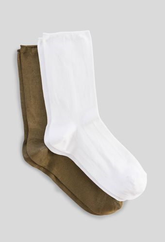 Lot de 2 paires de chaussettes en fil d'écosse - MONOPRIX - Modalova