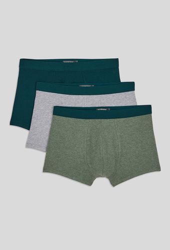 Lot de 3 boxer en coton BIO, certifiés OEKO-TEX - MONOPRIX - Modalova