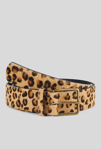 Ceinture poils léopard 3,5cm, cuir responsable - MONOPRIX PREMIUM - Modalova