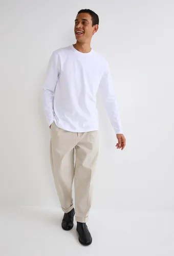 T-shirt col rond manches longues en coton BIO GOTS - MONOPRIX - Modalova