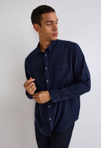 Chemise manches longues en flanelle de coton BIO - MONOPRIX - Modalova