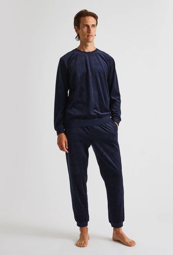 Pyjama en velours manches longues et pantalon - MONOPRIX - Modalova