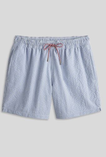 Short de bain rayé seersucker, certifié OEKO-TEX - MONOPRIX HOMME - Modalova