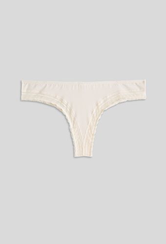 Tanga AMBRE chiffon en dentelle - MONOPRIX FEMME - Modalova