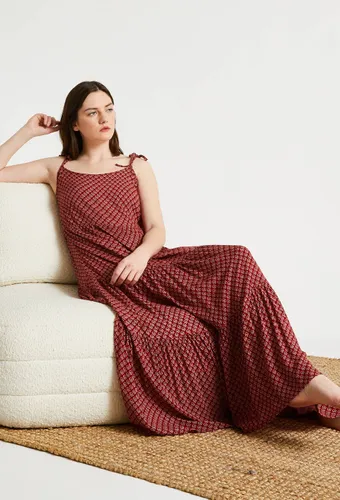 Chemise de nuit longue à bretelles en viscose ECOVERO - MONOPRIX FEMME - Modalova