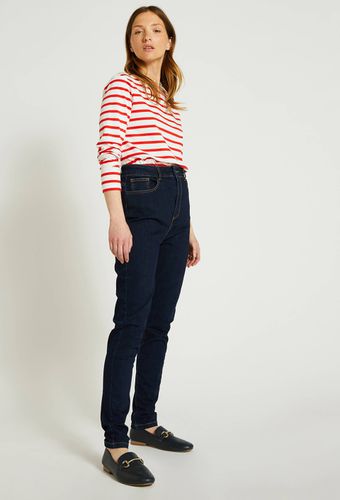 Jean slim, contenant du coton BIO - MONOPRIX FEMME - Modalova