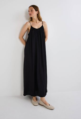 Robe ample satinée à bretelles - MONOPRIX - Modalova