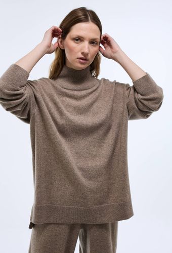 Pull col montant uni en cachemire - MONOPRIX PREMIUM - Modalova