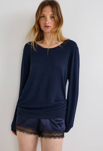 Pull col rond uni doux et léger - MONOPRIX - Modalova