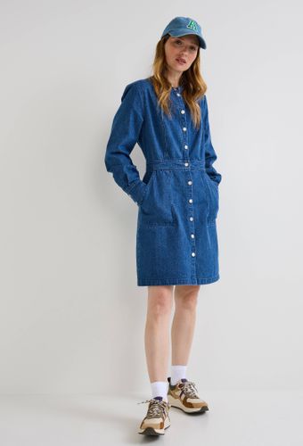 Robe cintrée en denim - MONOPRIX - Modalova