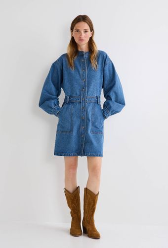 Robe courte en denim en coton BIO GOTS - MONOPRIX - Modalova
