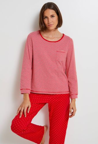 Pyjama long à rayures et pois en coton BIO - MONOPRIX - Modalova