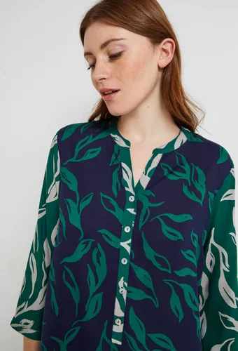 Chemise de nuit à imprimés contrastés, certifiée EcoVero - MONOPRIX FEMME - Modalova