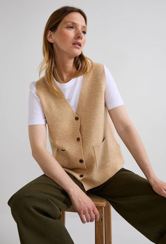 Gilet sans manches contenant de la laine - MONOPRIX - Modalova