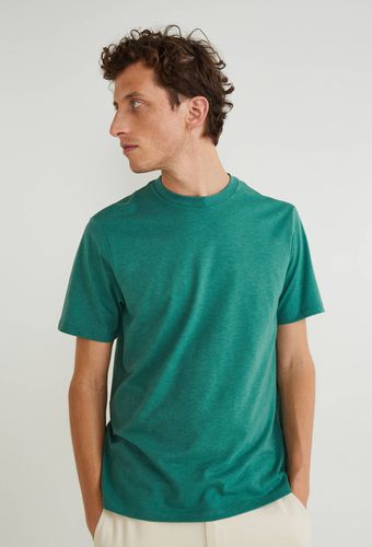 T-shirt manches courtes col rond contenant du coton BIO - MONOPRIX - Modalova