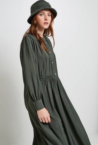 Robe manches longues unie élastiquée taille, certifié EcoVero - MONOPRIX FEMME - Modalova