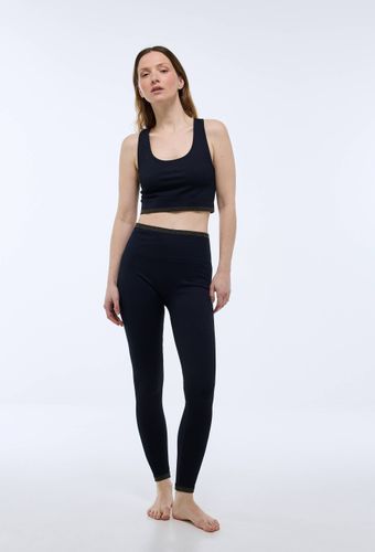 Legging de côtelé avec détail lurex - SPORT - Modalova