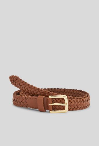 Ceinture tressée 3 cm en cuir - MONOPRIX PREMIUM - Modalova