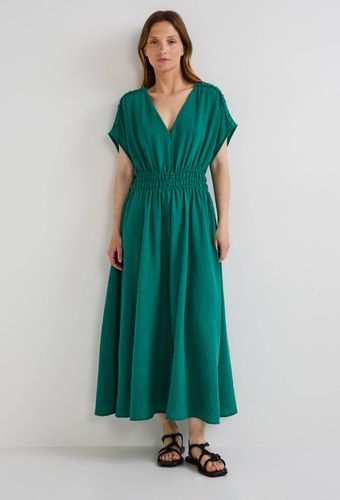 Robe midi élastiquée taille - MONOPRIX - Modalova