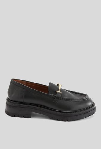 Mocassins à mors semelles crantées en cuir - MONOPRIX PREMIUM - Modalova