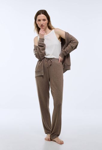 Pantalon droit uni tout doux - MONOPRIX - Modalova