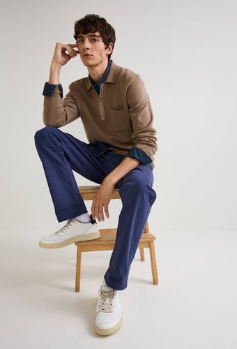 Pantalon chino straight en coton BIO - MONOPRIX - Modalova