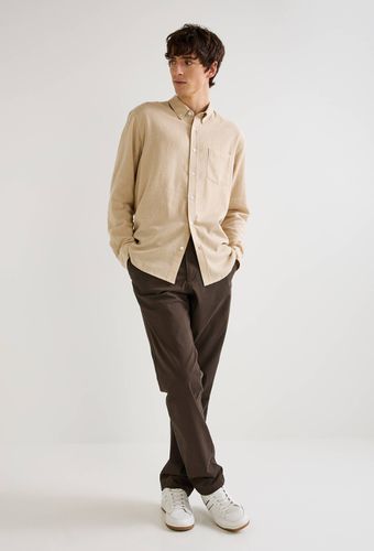 Pantalon chino straight en coton BIO - MONOPRIX - Modalova