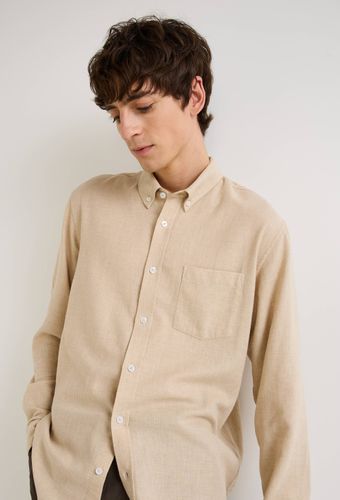 Chemise manches longues en flanelle de coton BIO GOTS - MONOPRIX - Modalova