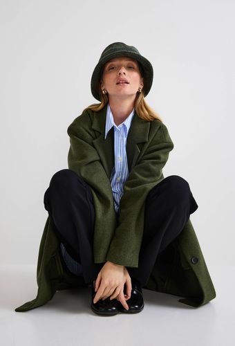 Manteau col tailleur contenant de la laine - MONOPRIX - Modalova