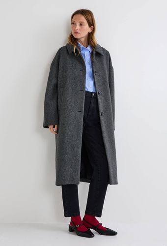 Manteau uni double boutonnage contenant de la laine - MONOPRIX PREMIUM - Modalova