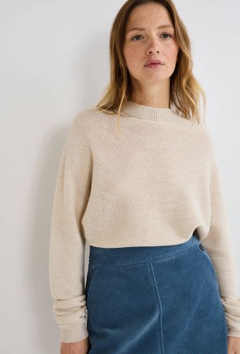 Pull maille fantaisie contenant de la laine et des fils métallisés - MONOPRIX PREMIUM - Modalova