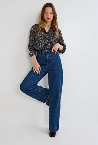 Chemise manches longues imprimée en soie - MONOPRIX PREMIUM - Modalova