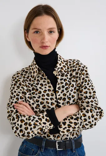 Chemise manches longues imprimée - MONOPRIX - Modalova
