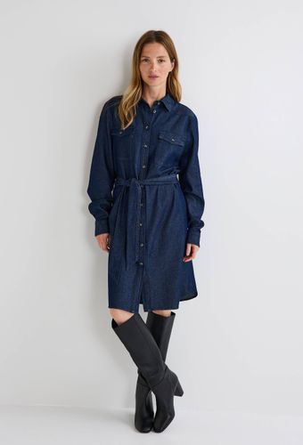 Robe courte denim en coton BIO GOTS - MONOPRIX - Modalova