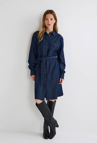 Robe denim manches longues en coton BIO - MONOPRIX - Modalova