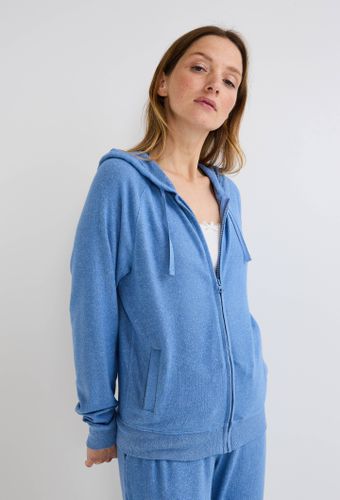 Sweat zippé à capuche doux et léger - MONOPRIX - Modalova