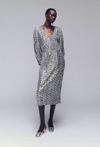 Robe longue cintrée à sequin - MONOPRIX - Modalova